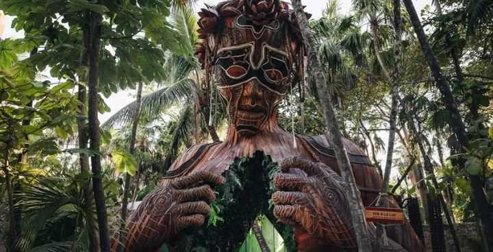 Kunstwerk Tulum Park Ven A La Luz mexico tulum