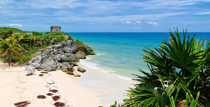 Playa Ruinas tulum mexic
o
