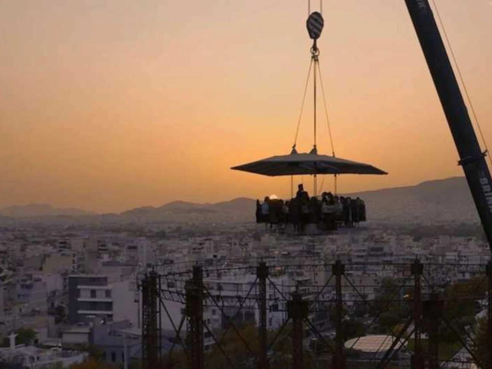 Dinner in the Sky - What to do in Athens
