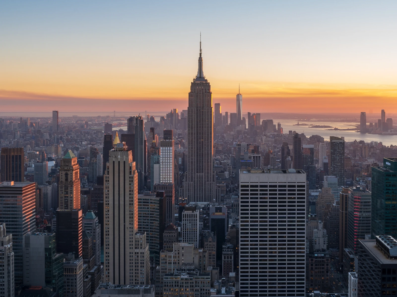 Empire State Building Night Lights- Best places to see New York