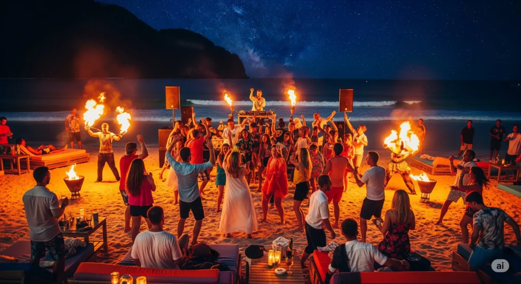 Thailand Koh Phi Phi - party